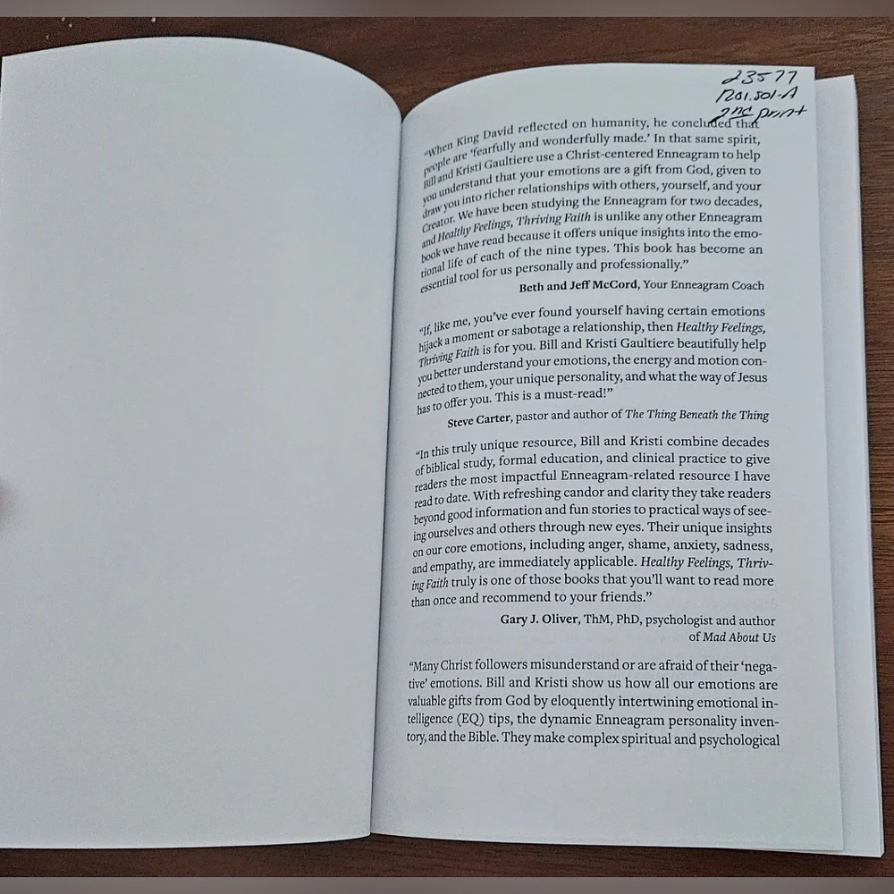 BOGO Healthy Feelings, Thriving Faith: Growing Emotionally and Spiritually Book